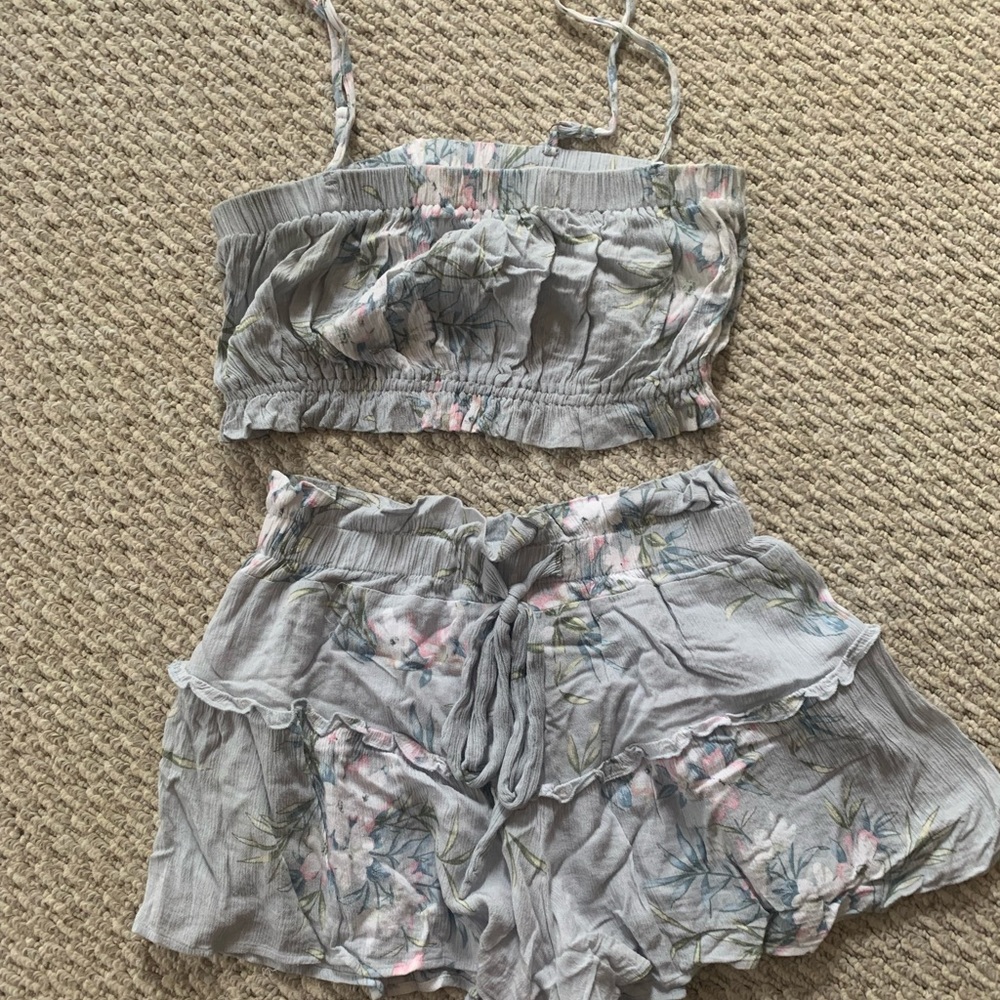 Blue B Matching Set